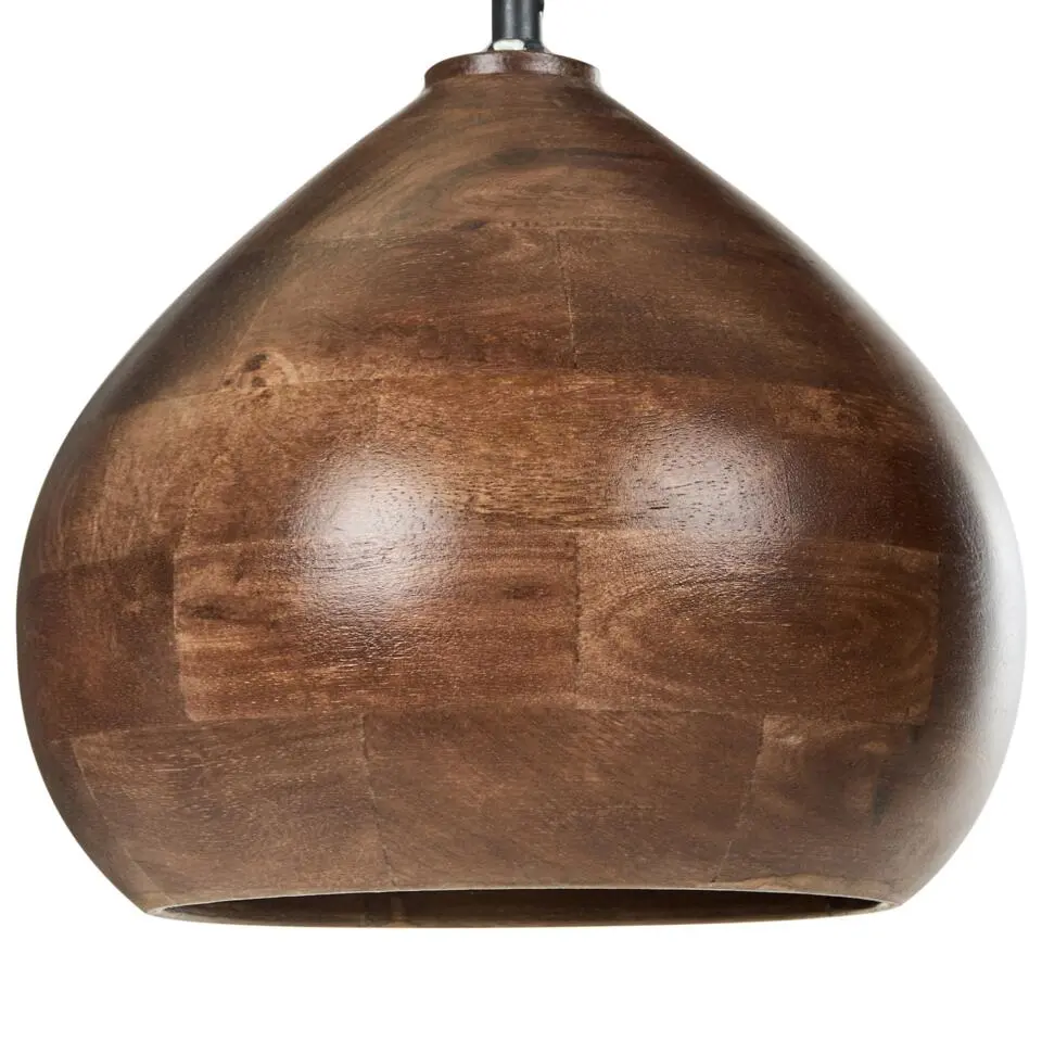 SANYATI - Hanglamp - Lichtbruin - Mangohout