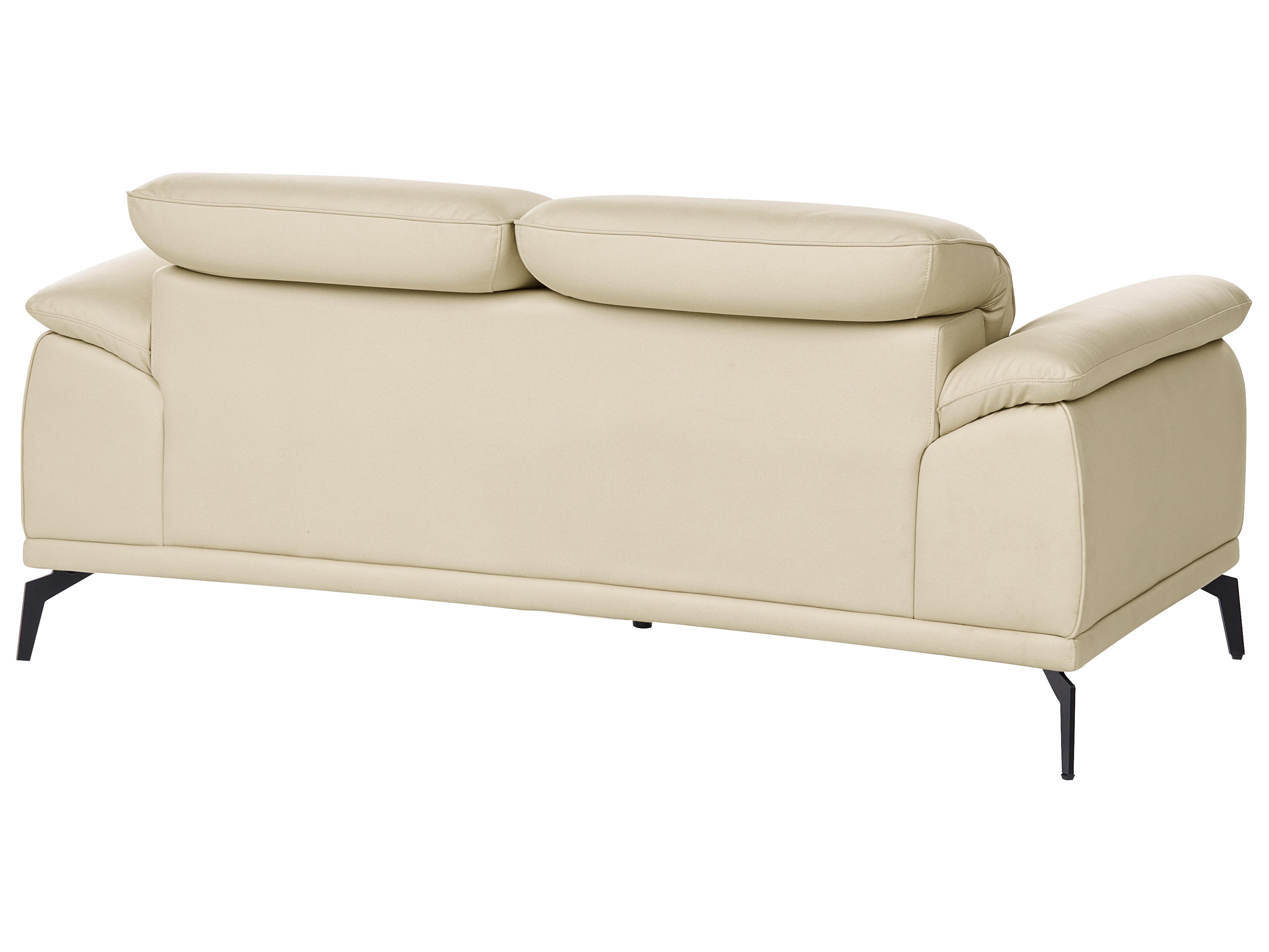 Bank 2-zits VEJEN Kunstleer Beige
