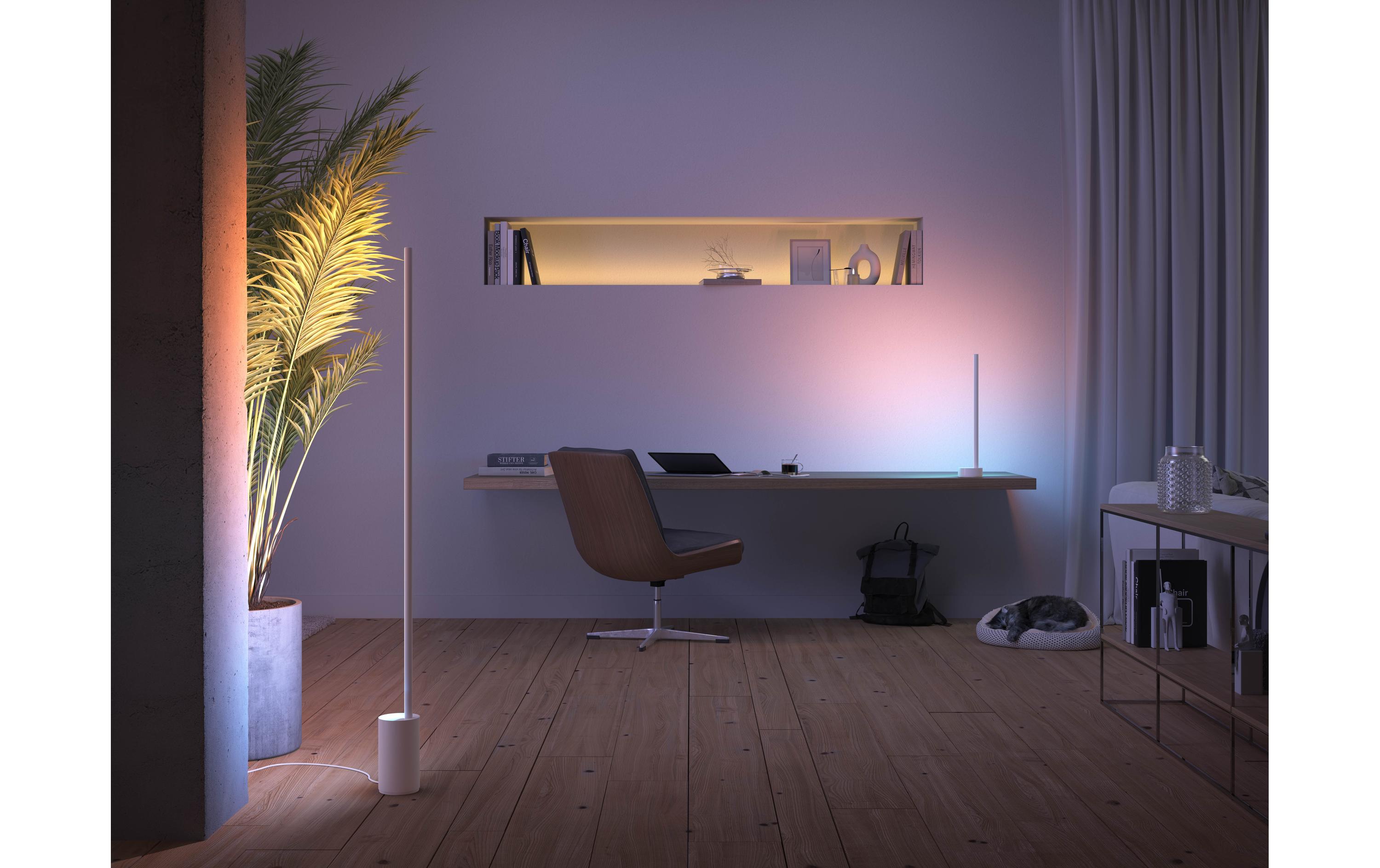 Gradient Signe Stehleuchte Weiss<br>Smarte Stehlampe