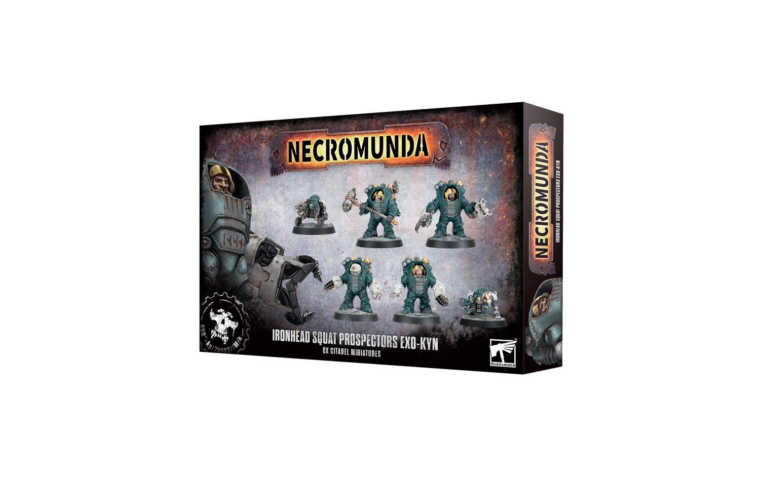 Figurenset Warhammer Necromunda Squat Prospectors Exo-KynWarhammer Necromunda Ironhead Squat Prospectors Exo-kyn – Bausatz