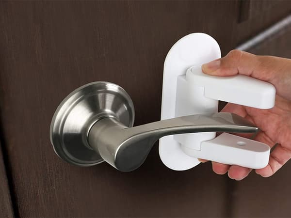 2-Pack Barn Säkerhetslås för Dörr & Fönster Handtag