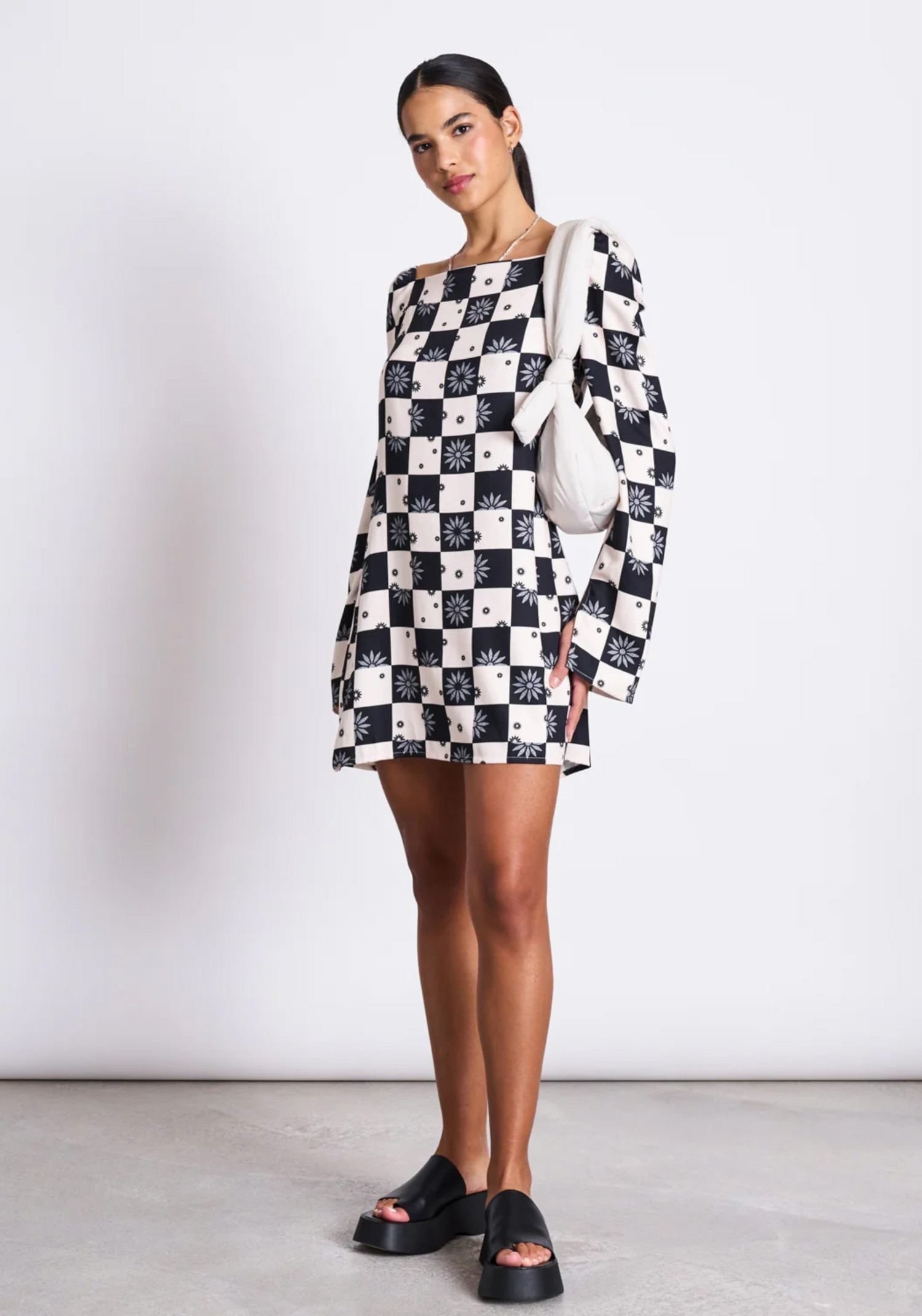 Jan 'n June Mini-Kleid Glad Floral Square Print