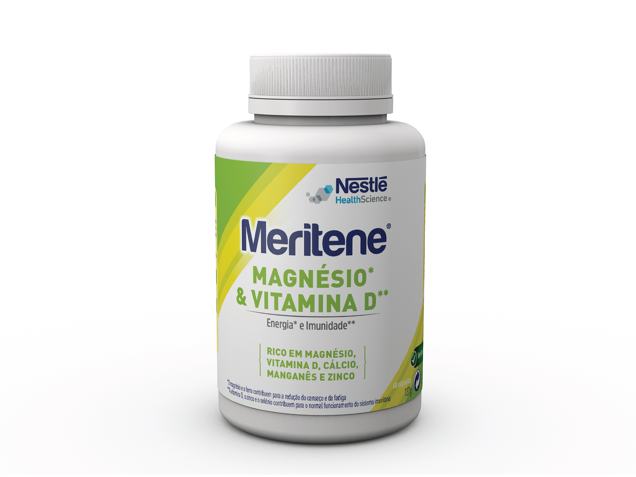 SUPLEMENTO MERITENE MAGNESIO E VITAMINA D 60CAPS
