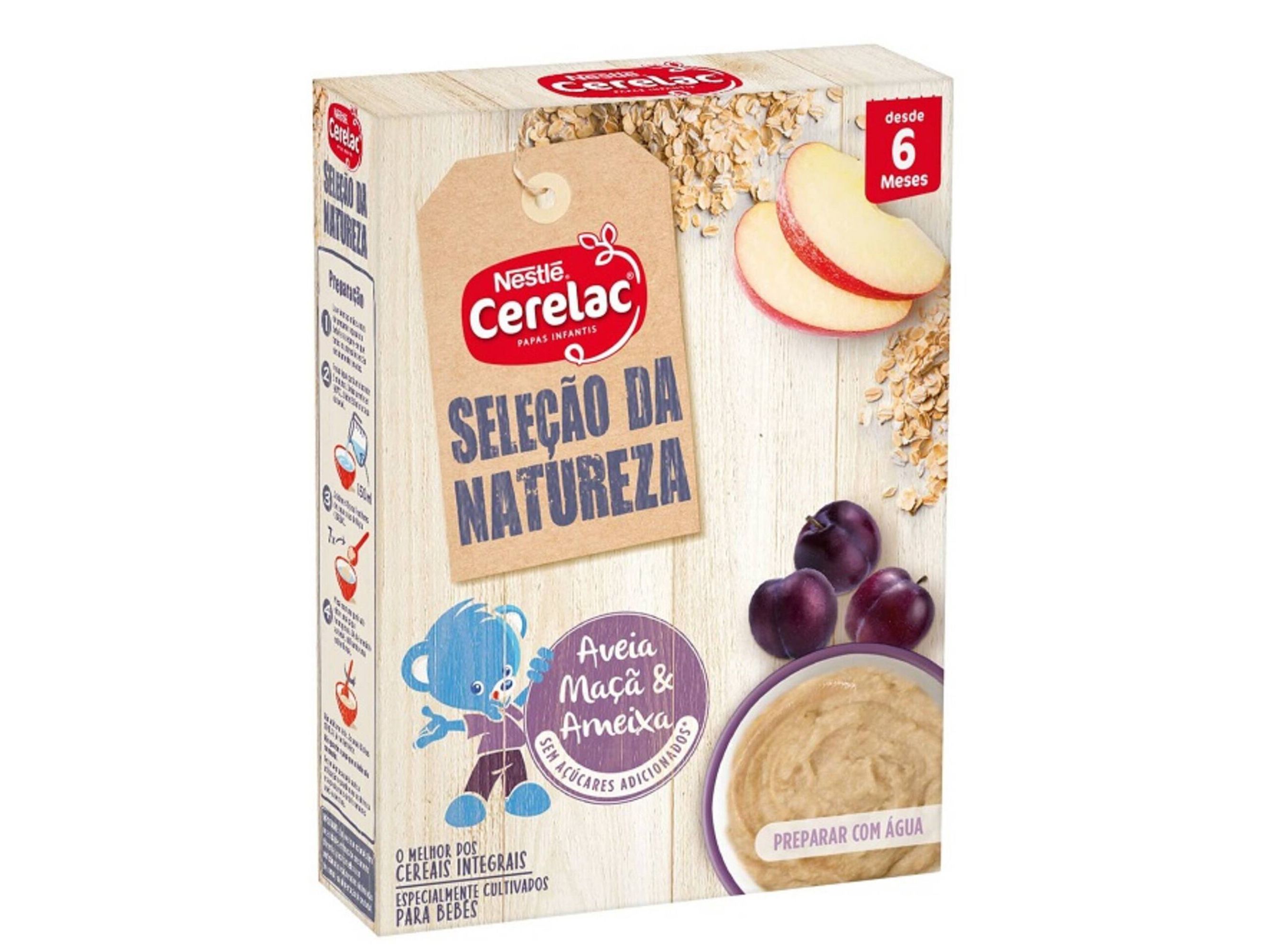 FARINHA LÁCTEA CERELAC AVEIA MAÇÃ AMEIXA 240G