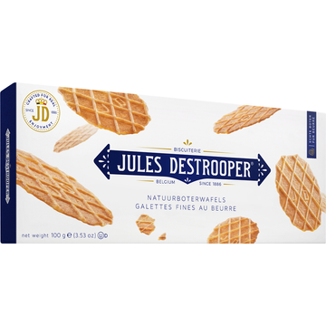 Jules Destrooper Natuurboterwafels Original 100 g