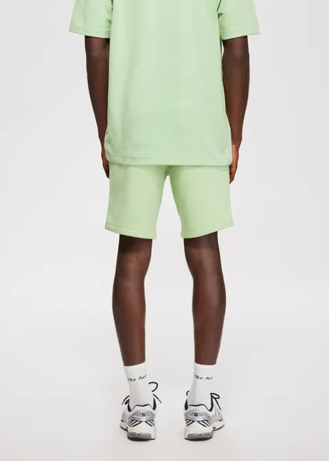 Korte broek met logo groen (GRN.L)