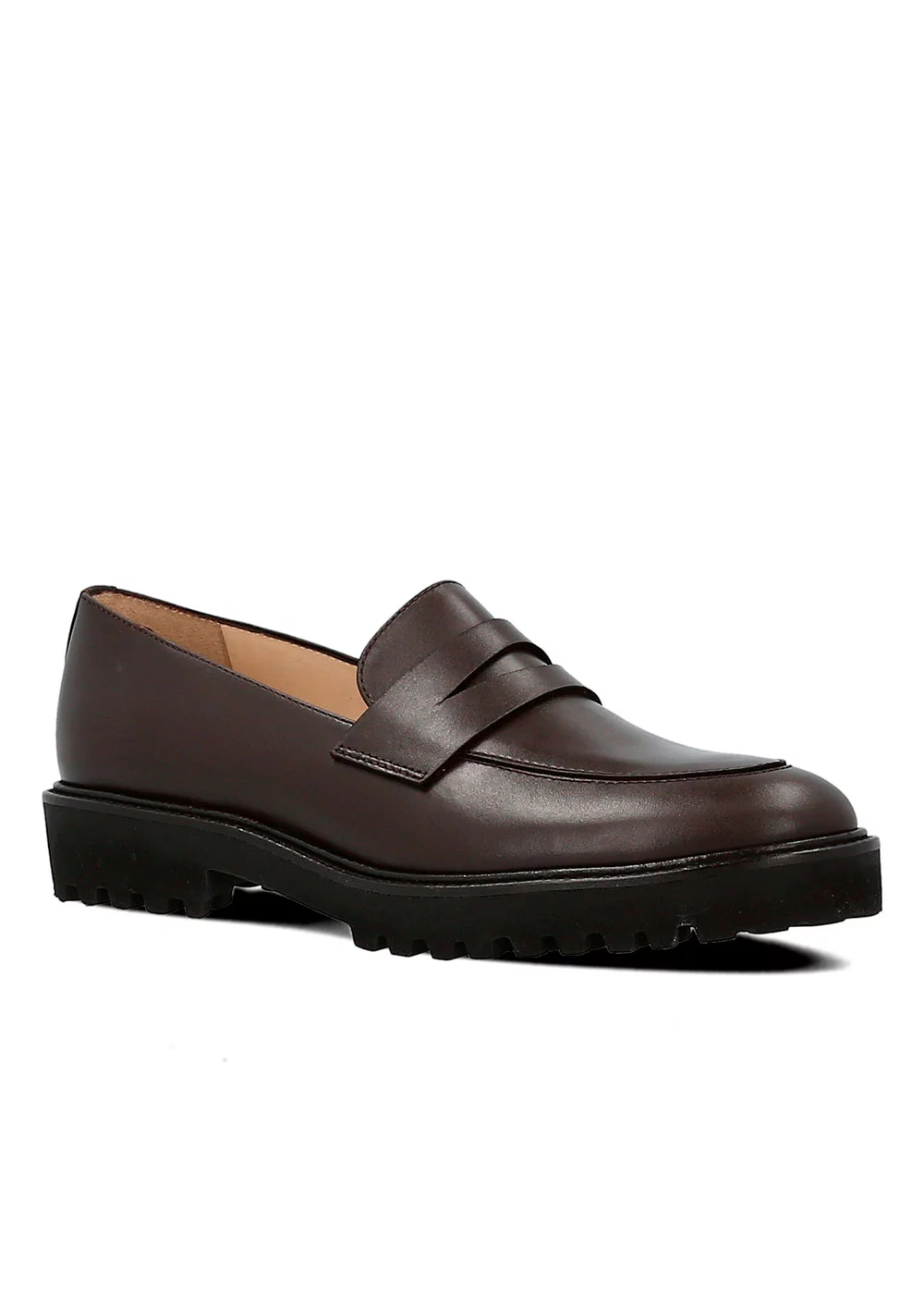 MOCASSIN CAMELIA CUIR MARRON