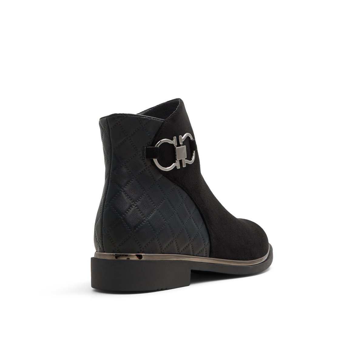 AQUA-MODA-Elstree-Bottillon - Talon plat - Noir