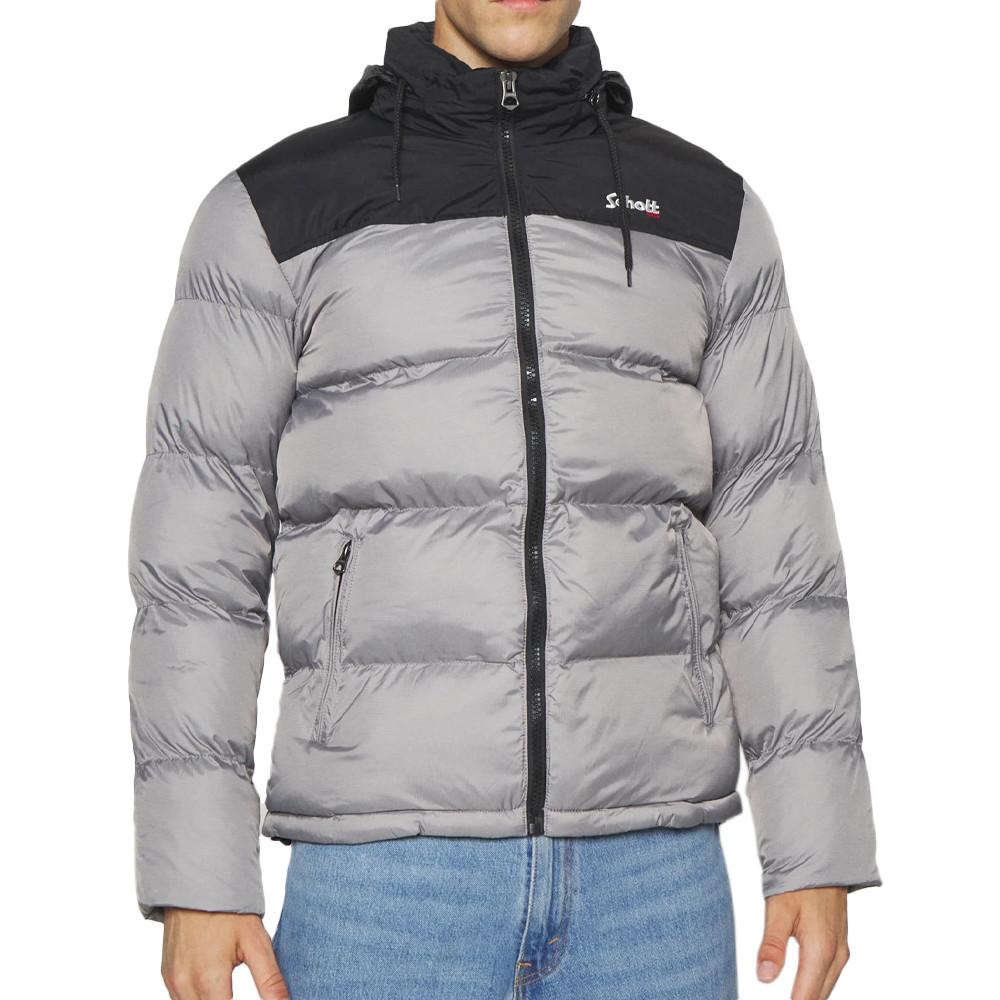Schott Doudoune Argent Homme Schott Utah