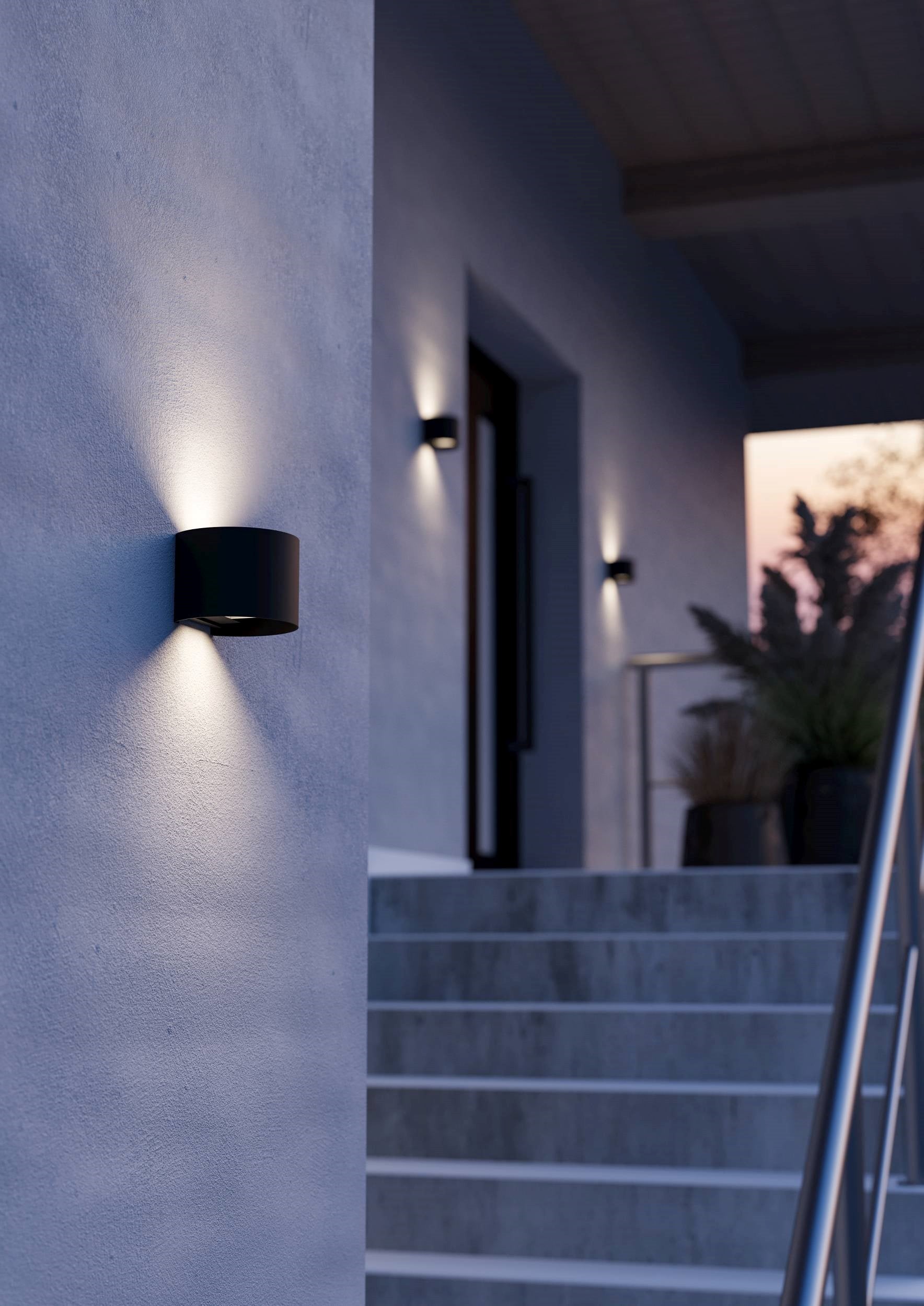 EGLO Calpino 3 Wandlamp - LED - IP54 - Binnen|- Zwart