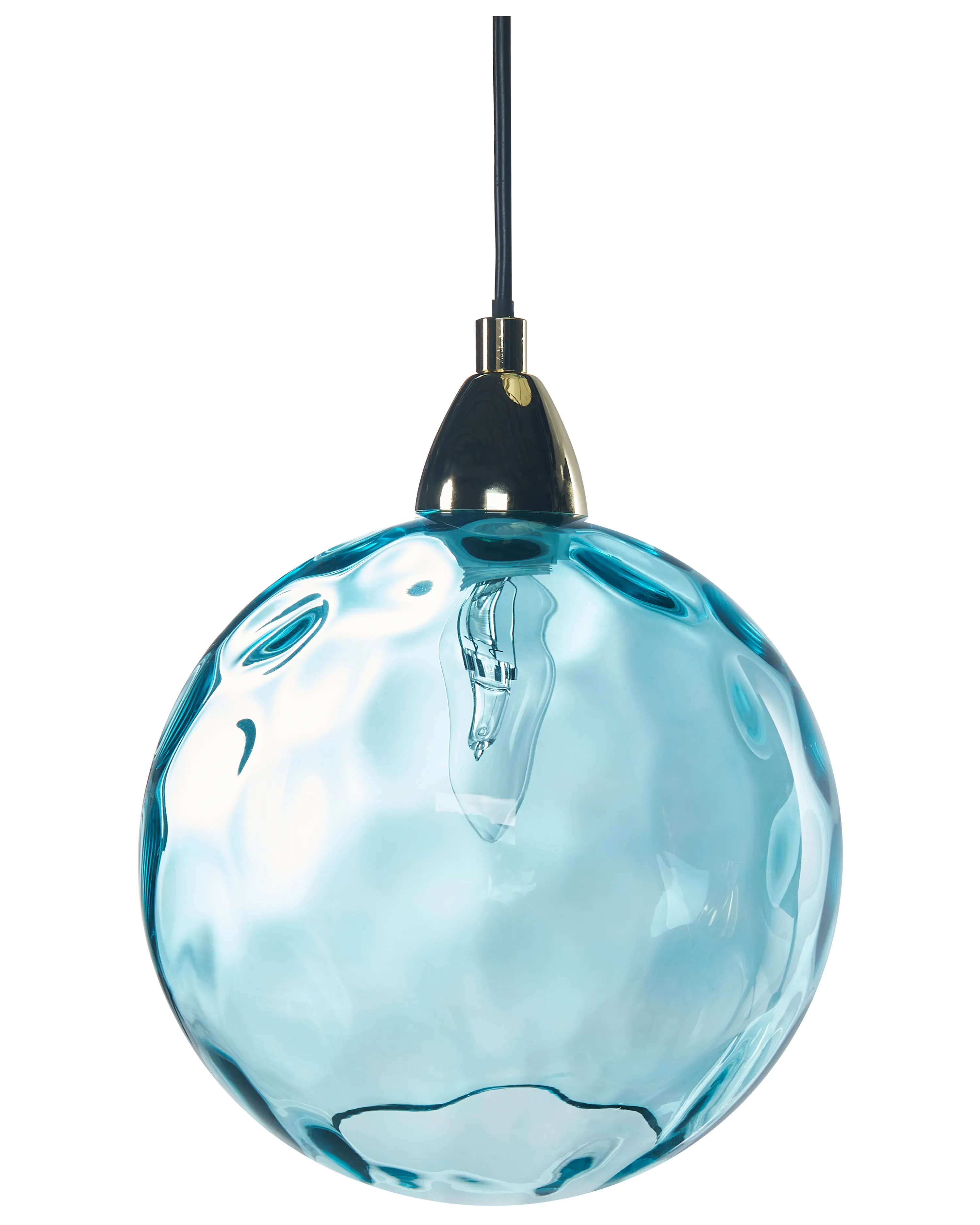 Hanglamp PABELLON Glas Blauw