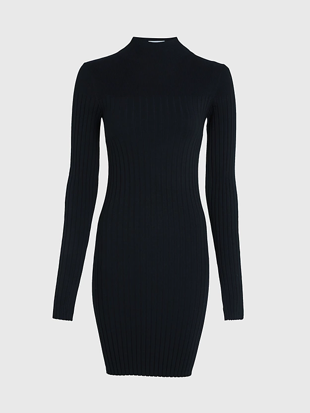 Vestido curto canelado justo