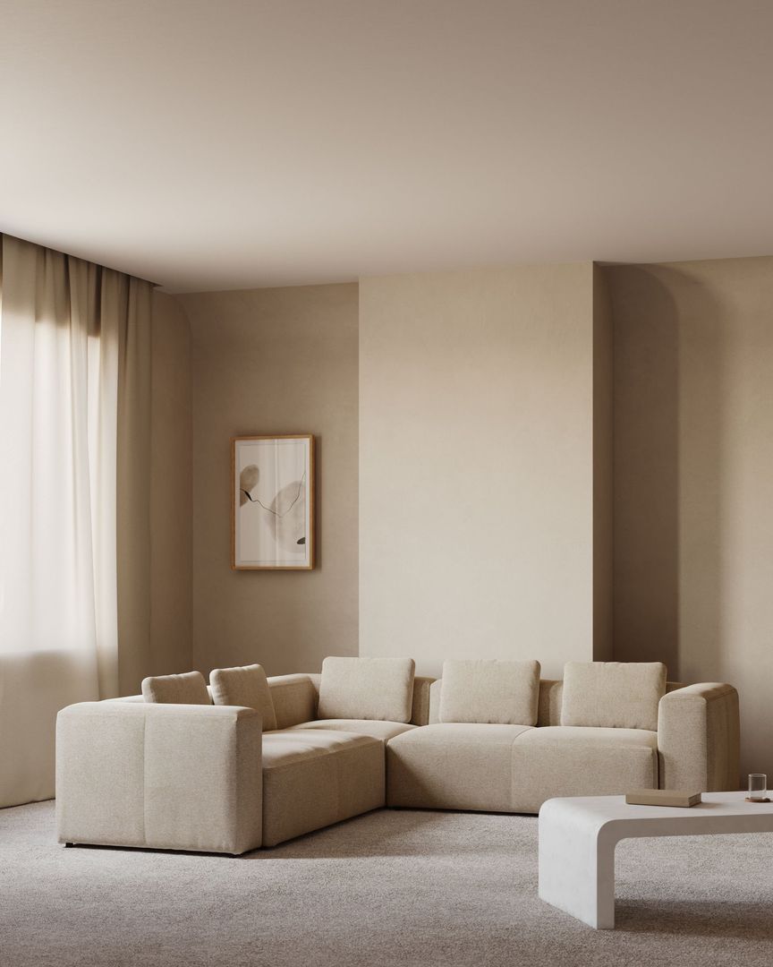 Hoekbank Blok Beige van Kave Home