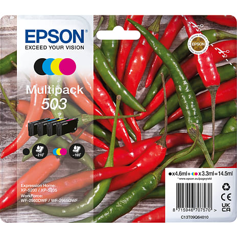 Epson T503 blæk multipack 4-farver