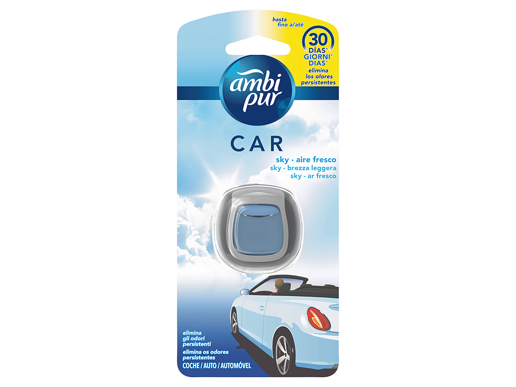 AMBIENTADOR CARRO AMBIPUR VENTCLIPS AR FRESCO 1 UNIDADE