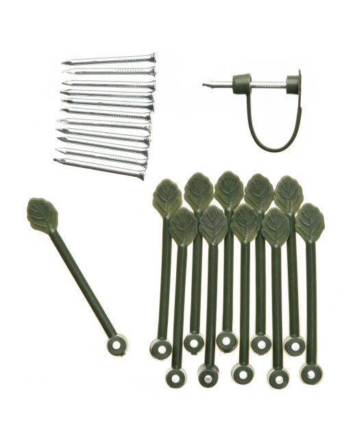 Nature Clematisklemmen - Klim-En Geleide Artikel - 0.5x1.1x7 cm Groen 12 stuks