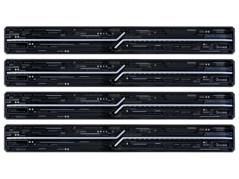 Govee Gaming Wandleuchte, RGBIC, WiFi   BT   Matter LED-Wandleuchte