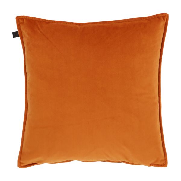Overseas Middlestitch Kussen - 60 x 60 cm– Velours – Beige
