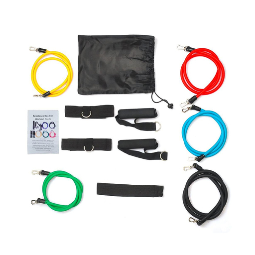 Conjunto de Faixas Elásticas de Resistência para Exercícios Sportek