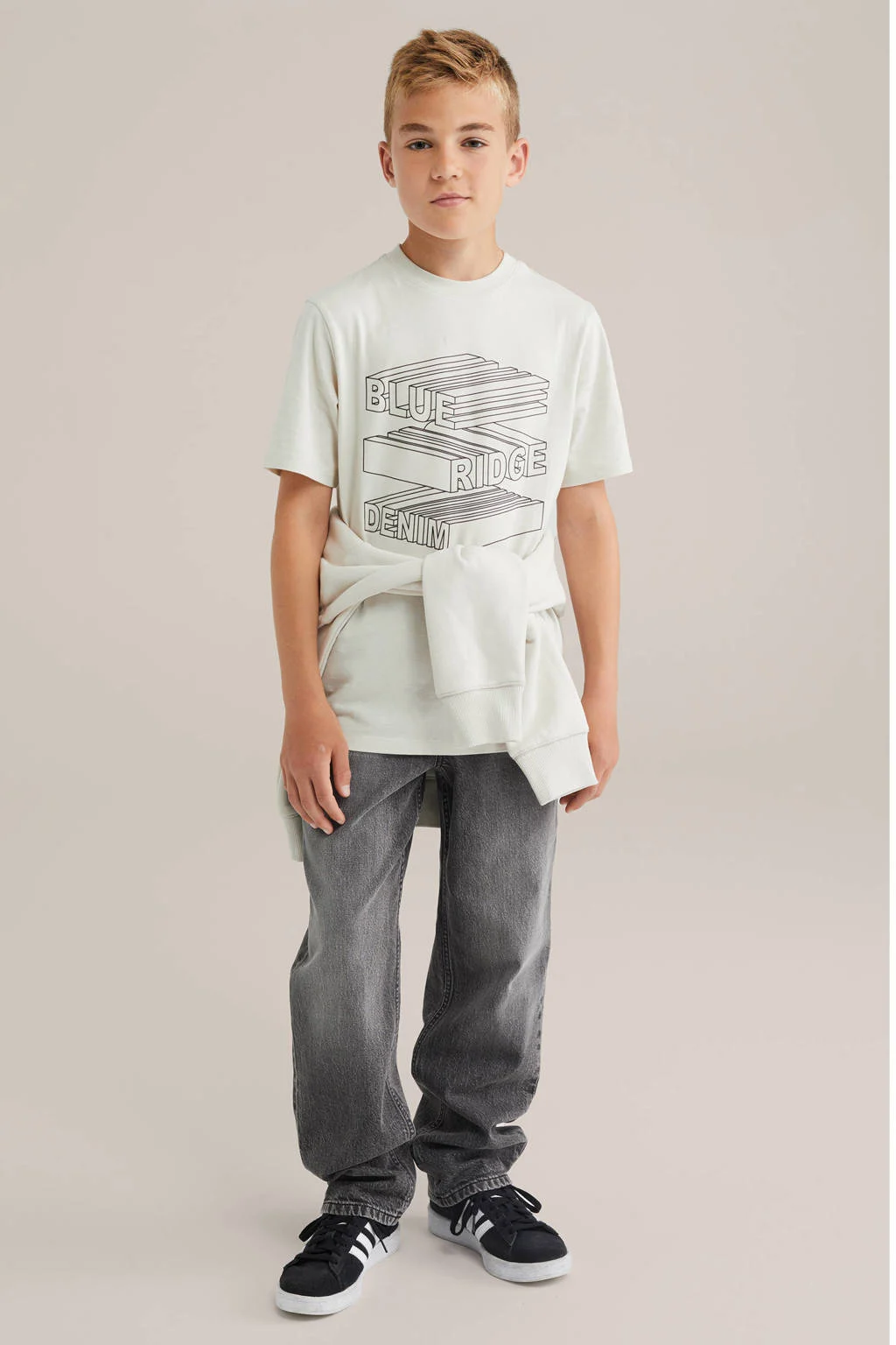 WE Fashion Blue Ridge T-shirt ecru