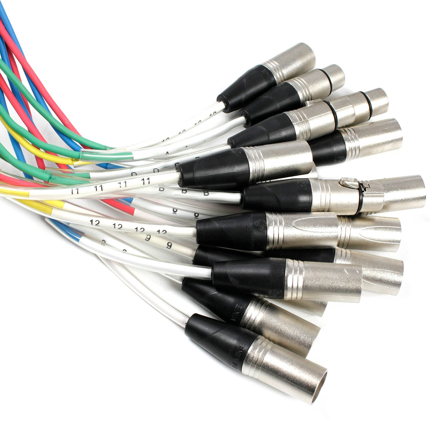 Devine SNC-10-12-4 Stagesnake XLR multikabel 12-weg 10 meter