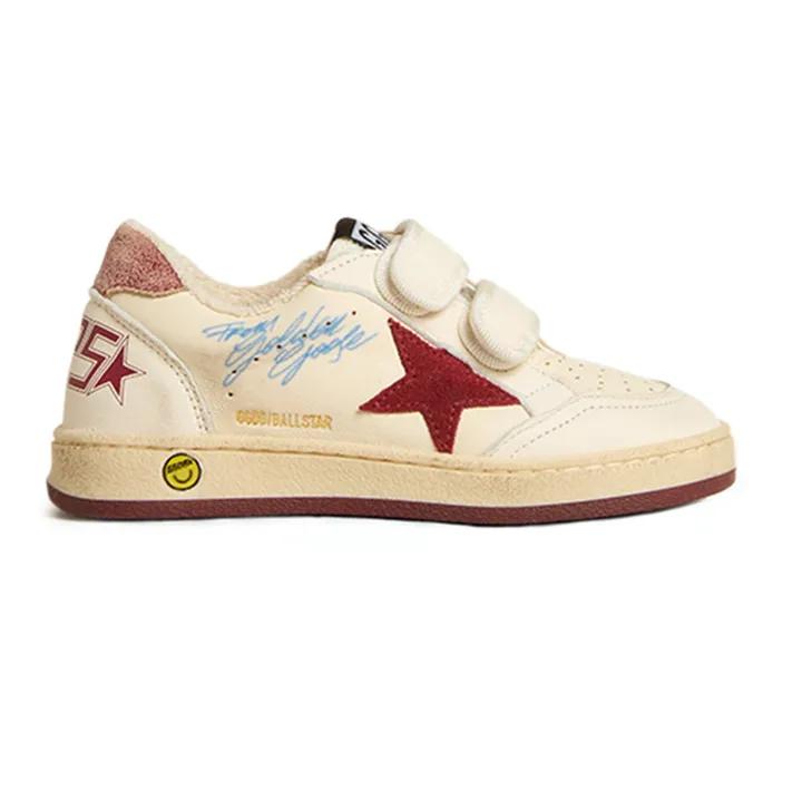 Golden Goose Baskets Scratchs Ballstar | Rouge