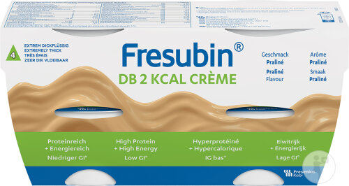 Fresubin DB 2kcal Crème Praliné 4x125g