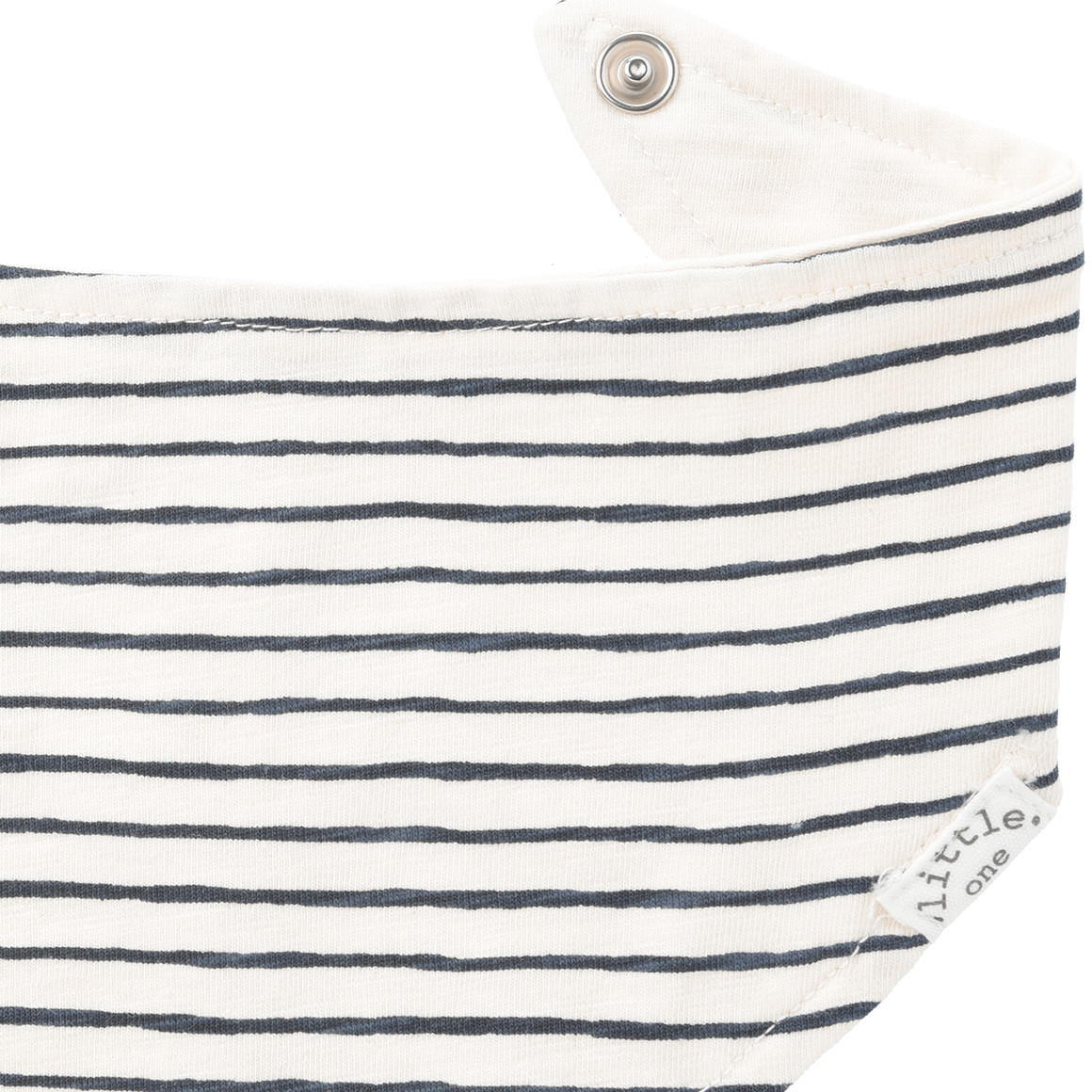 Topomini Pure Collection Baby Bandana mit Streifen dunkelblau / weiss