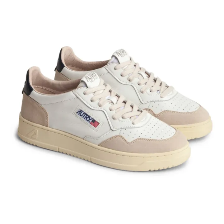 Autry Baskets Medalist Low Cuir/Suède | Bleu marine