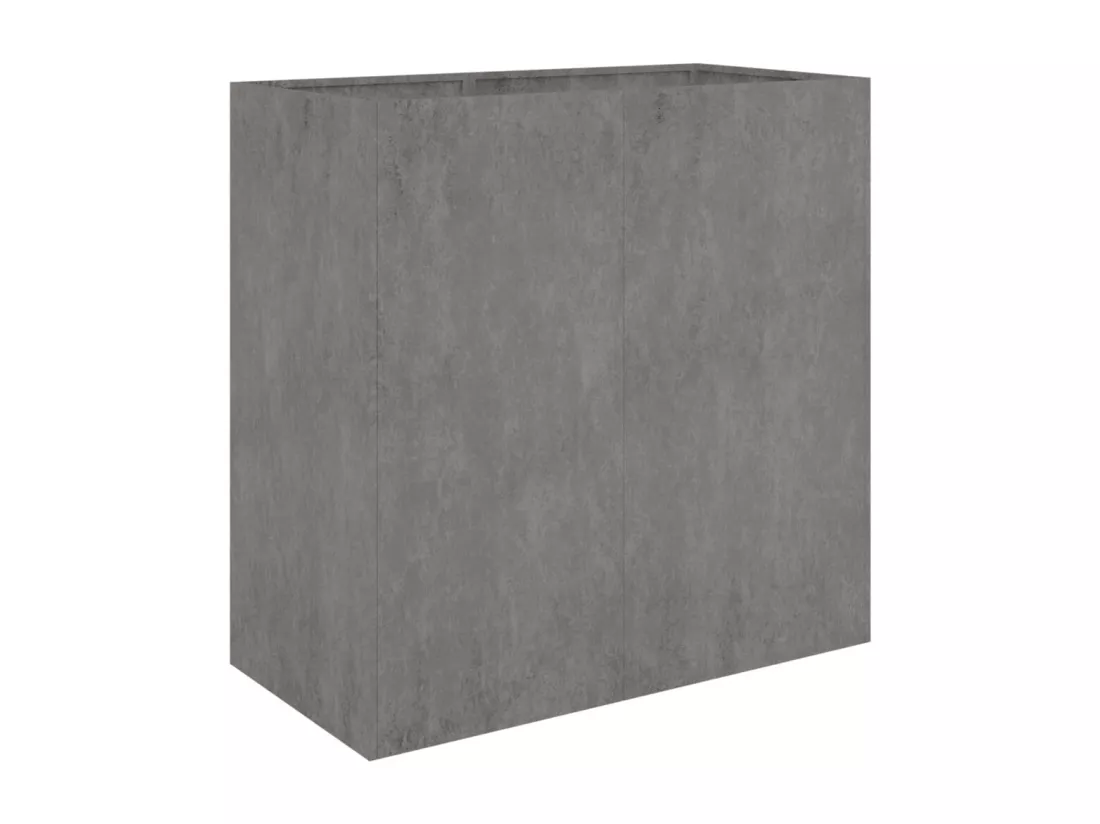 Jardinière 80x40x80 cm acier corten