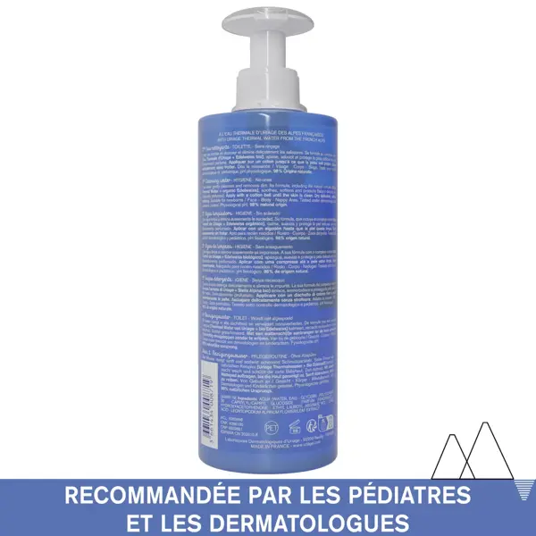 Uriage Bébé 1ère Eau Nettoyante Apaisante Visage Corps 500ml