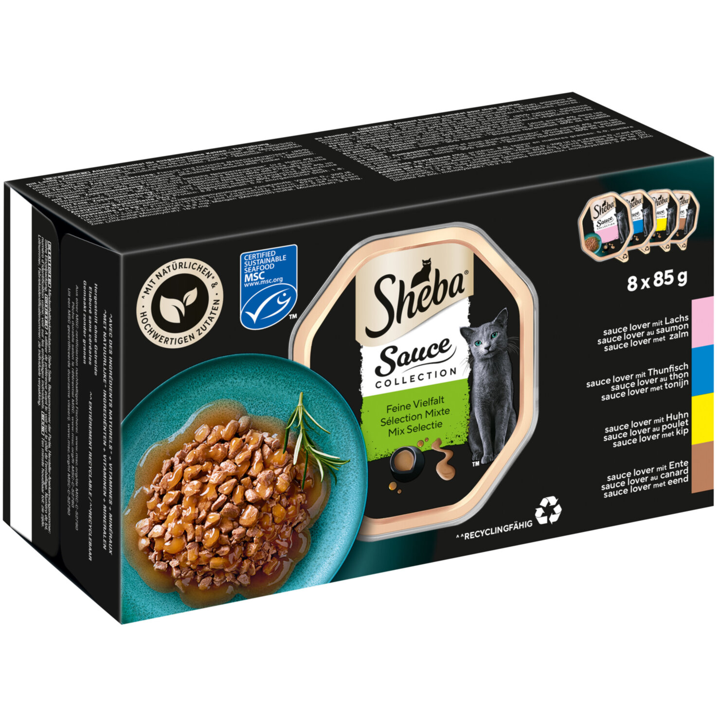 Sheba Sauce Feine Vielfalt 8x85g