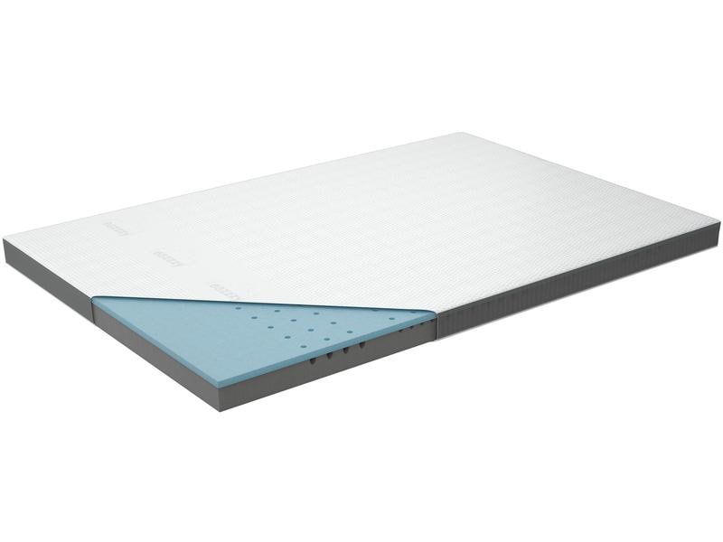 eazzzy Matratzentopper Deluxe 140 x 200 cm Topper mit extra weichem Bezug