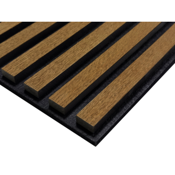 Lattenwand tegel geolied eiken 55,3x55,3 cm, dikte 22 mm - 2 stuks per pak (0,612m²)