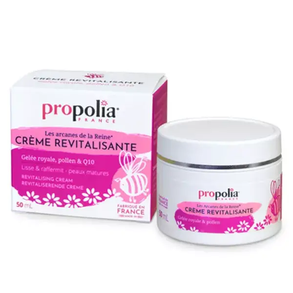 Propolia The Queen's Secrets Creme Revitalizante para Pele Seca Geleia Real, Pólen e Aloe Vera 50ml