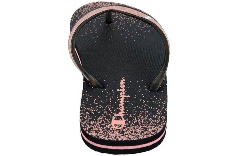 CHAMPION SLIDE SLIPPERS I SORT EVA MED GLIMMER