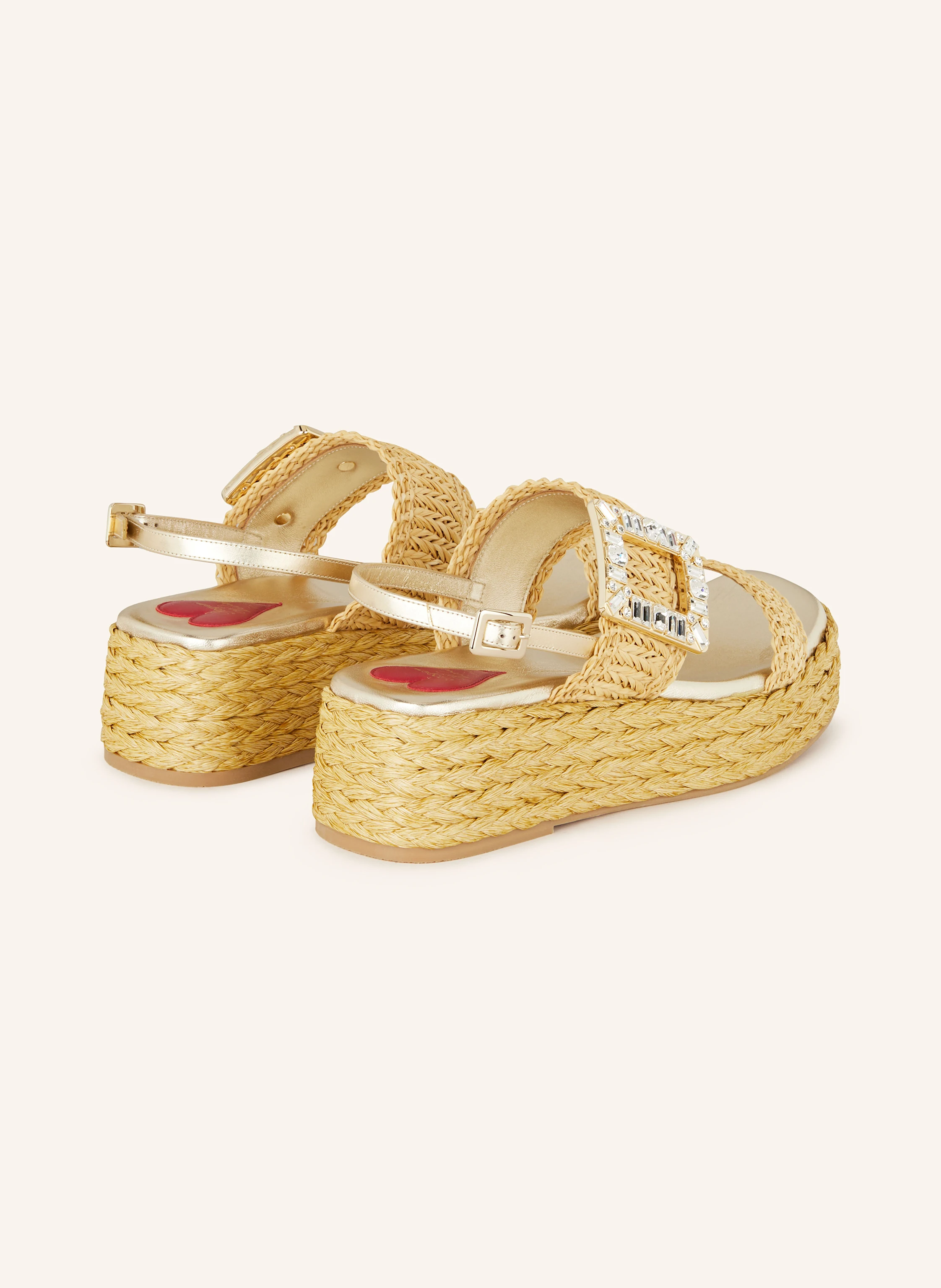 Roger Vivier Plateau-Wedges mit Schmucksteinen