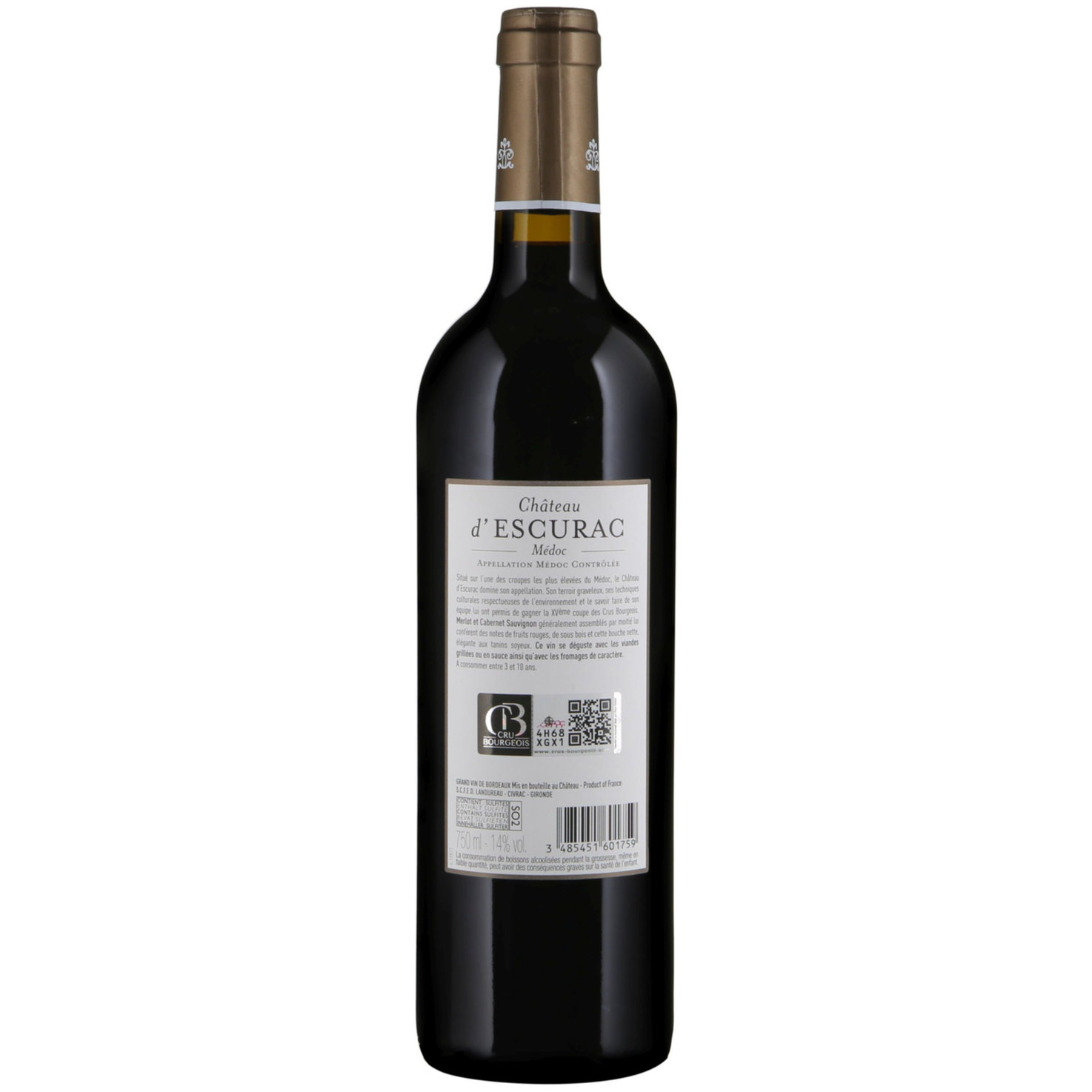 Château d'Escurac Médoc AC -75cl