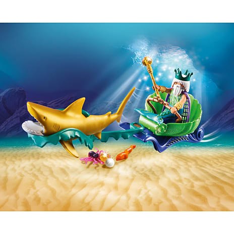 Playmobil Havets konge med haj-karet 70097