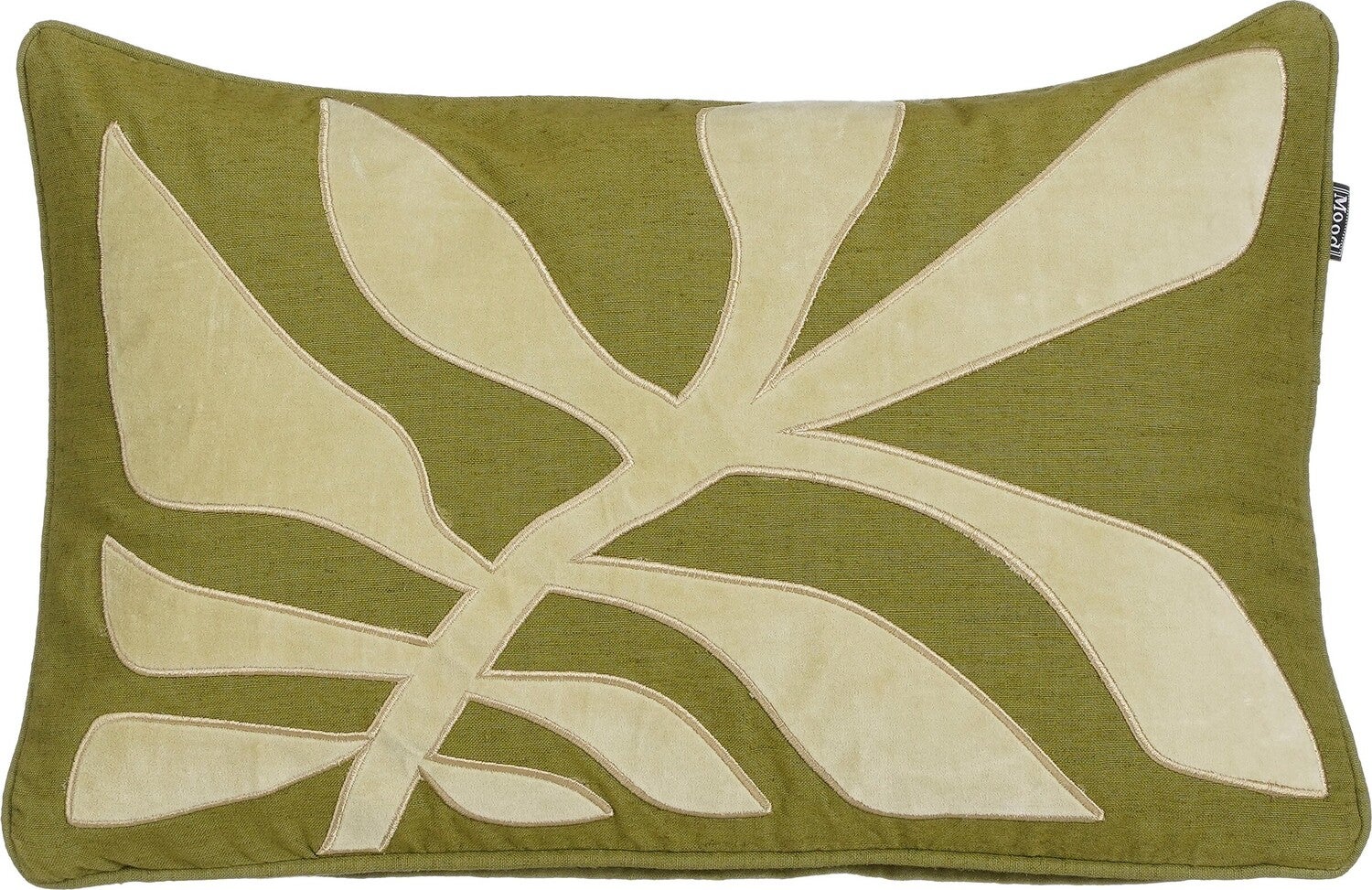 In the Mood sierkussen Blada groen 55 x 35 x 10 cm