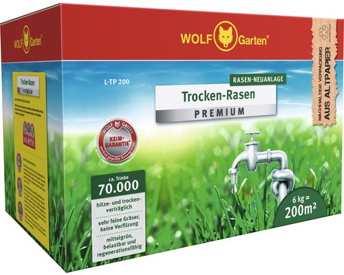 WOLF-Garten Premium Droog Gazonzaad 6 kg 200 m²