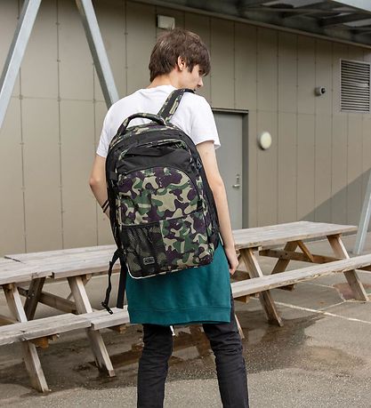 Jeva Schulrucksack - Supreme - Green Camou
