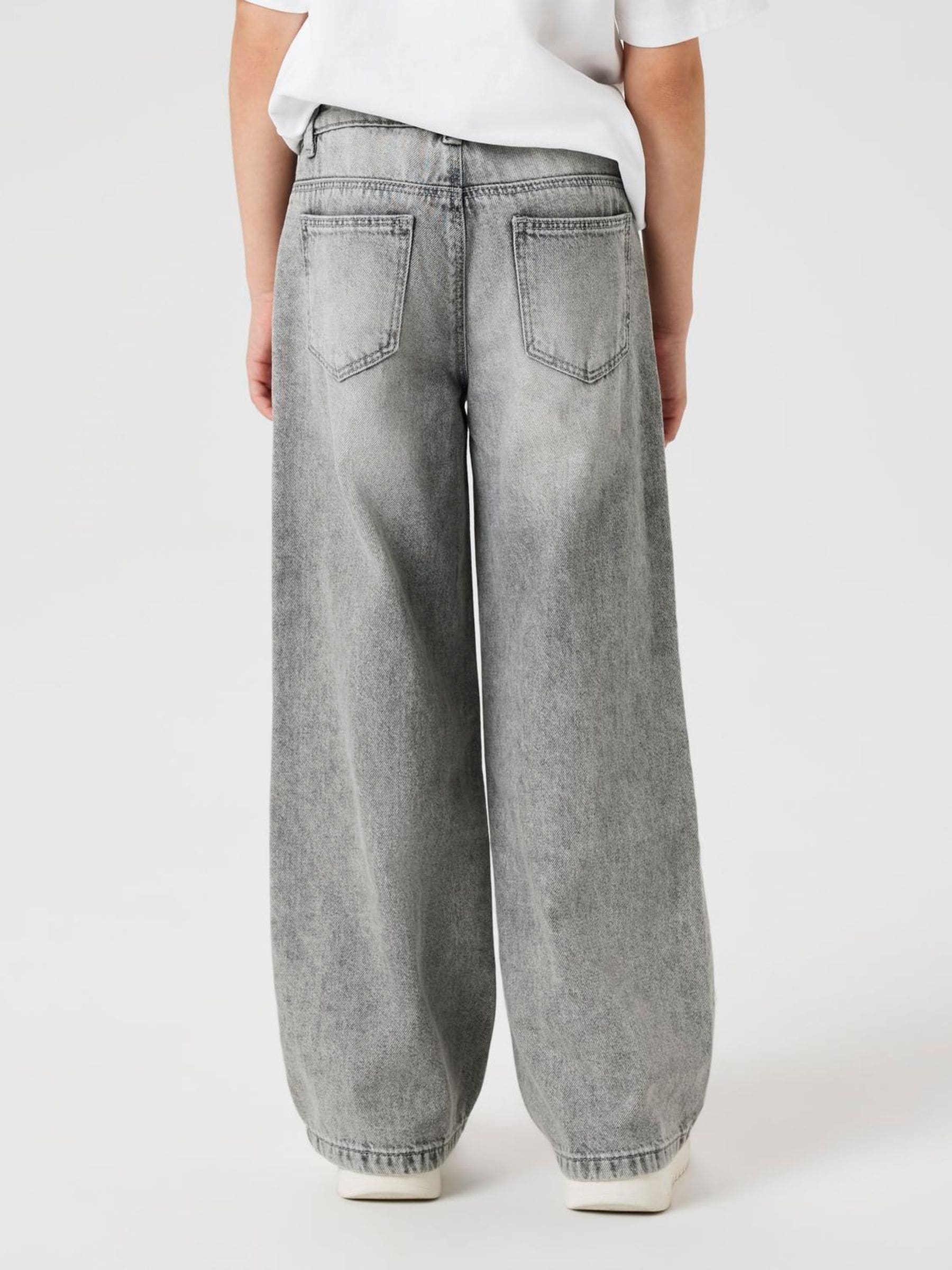 Grijs - Name It Wide Leg Jeans