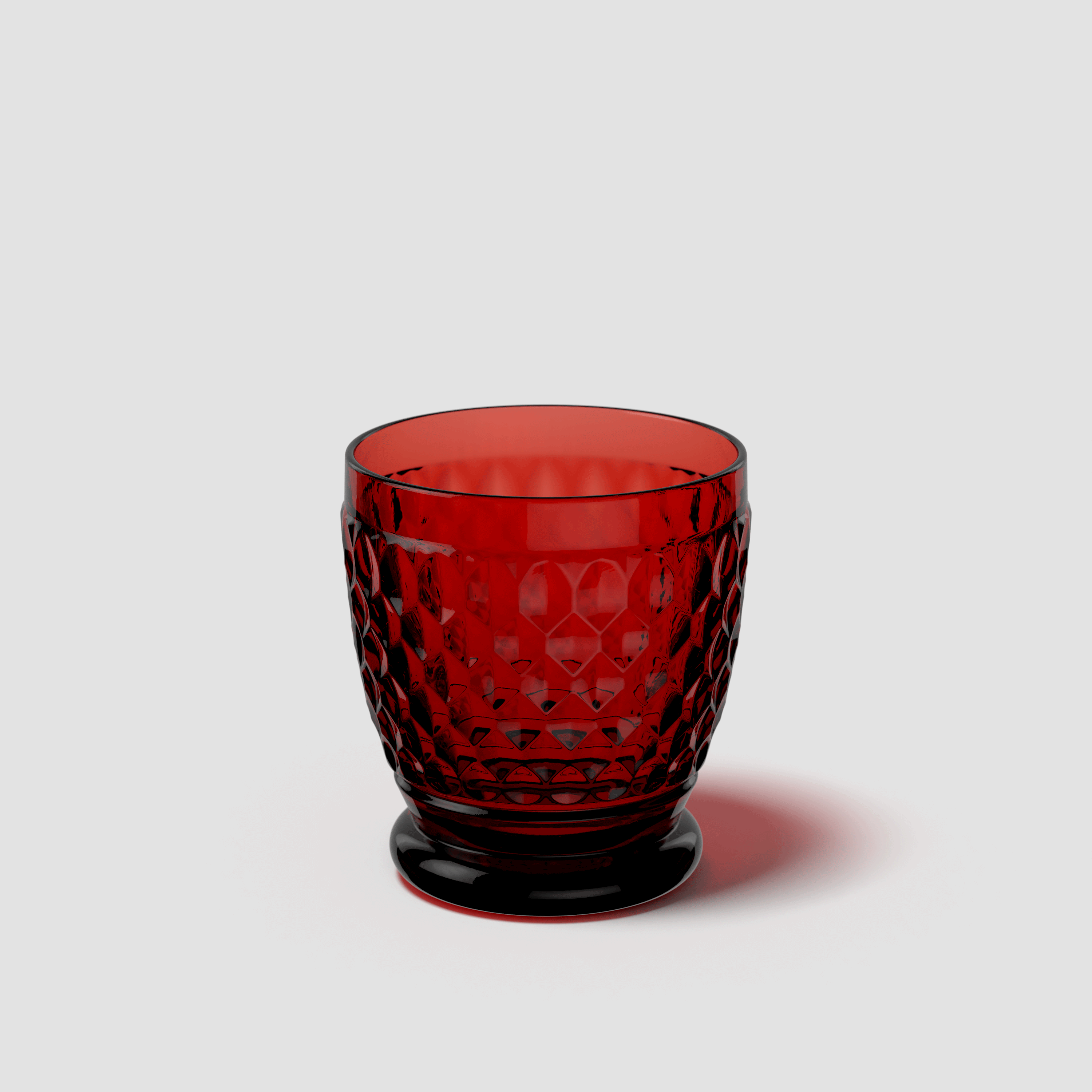 Boston Water glass Red, 6.8 oz, crystal glass