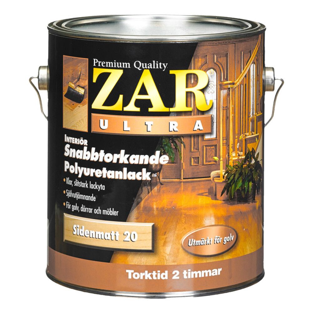 INTERIØRLAKK ZAR ULTRA SILKEGLANS 3,8L