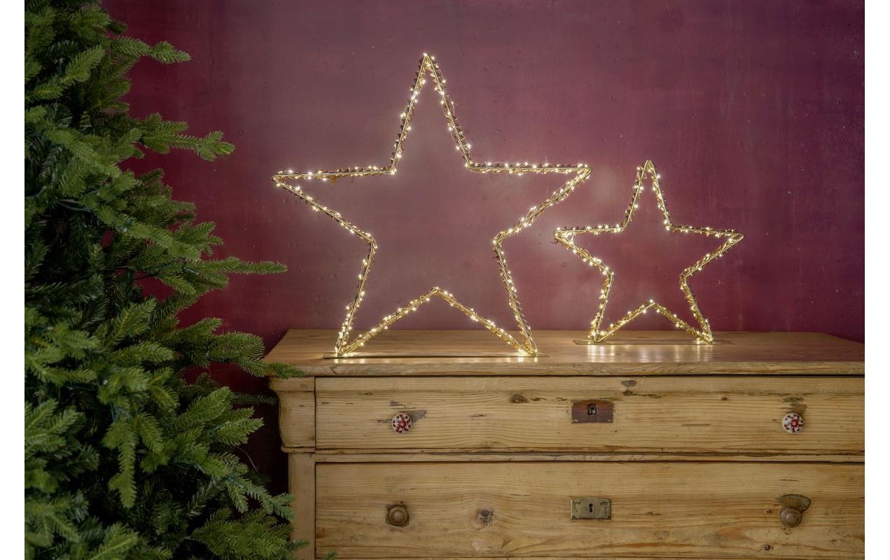 STT LED Dekofigur »Glamour star standing, 40 cm« Warmweiss