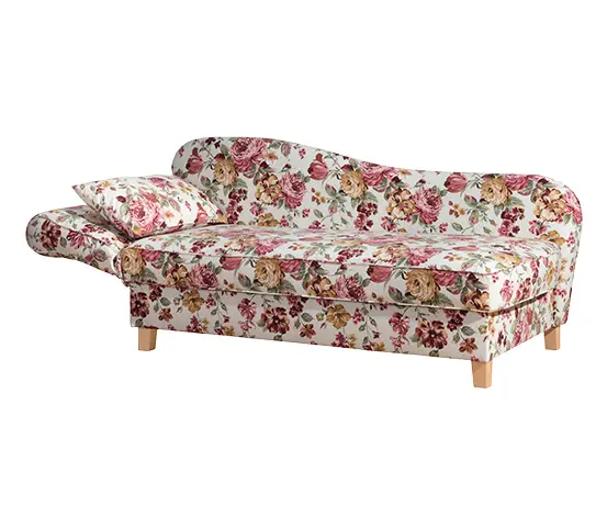 Recamiere »Saturn« mit Stauraum, links, floral