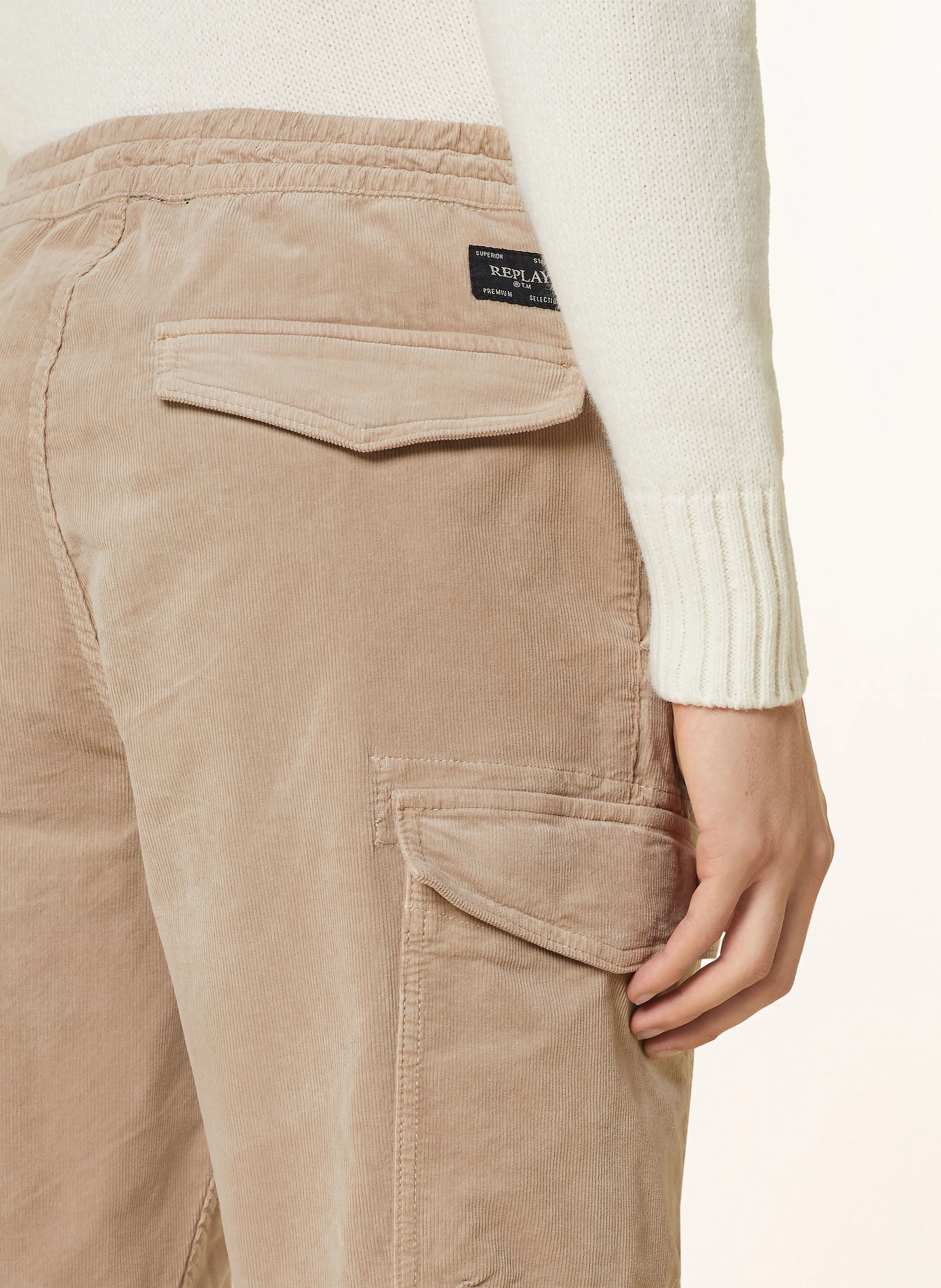 REPLAY Cargohose Extra Slim Fit aus Cord