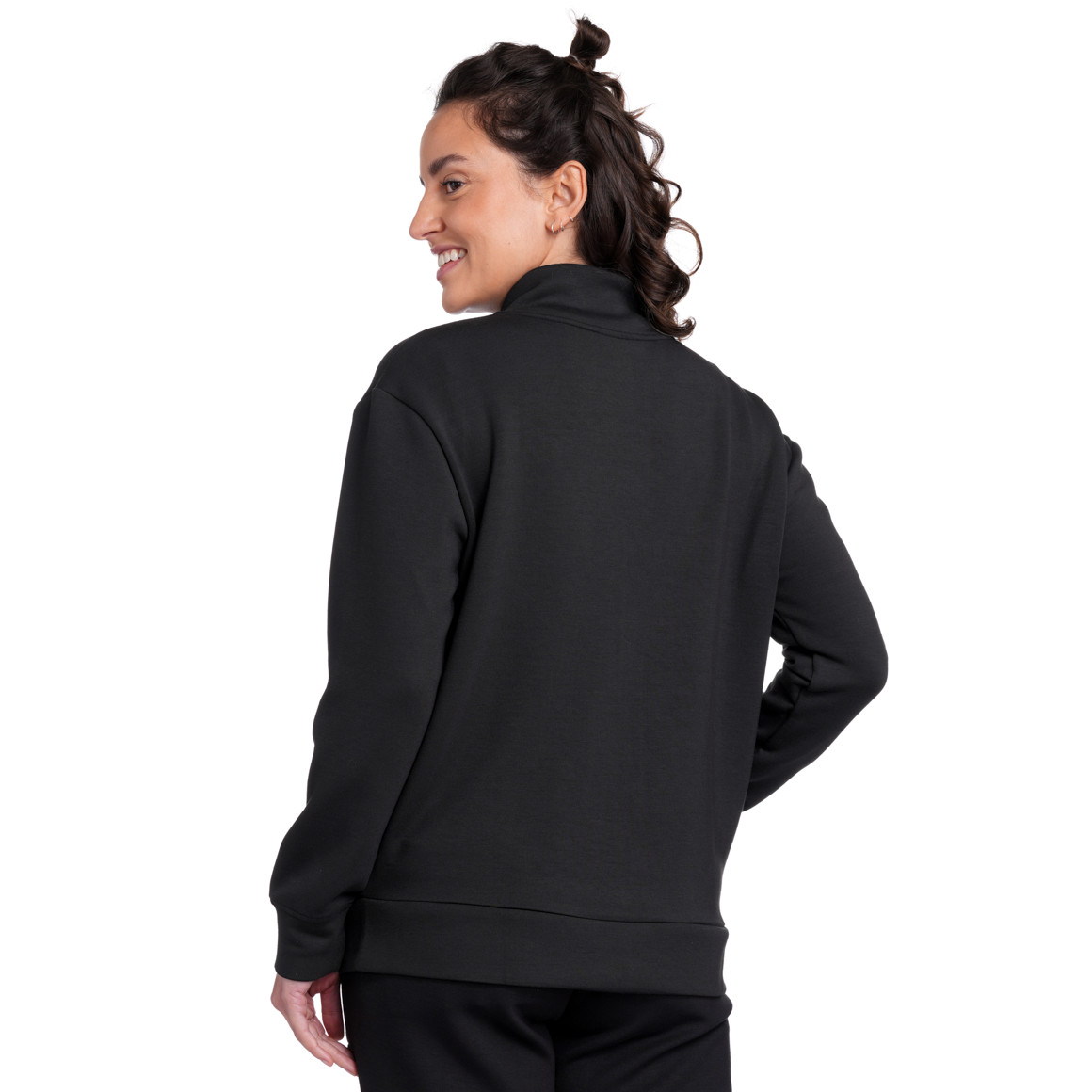 Gina Benotti Damen Sweatjacke aus Modal-Mix schwarz