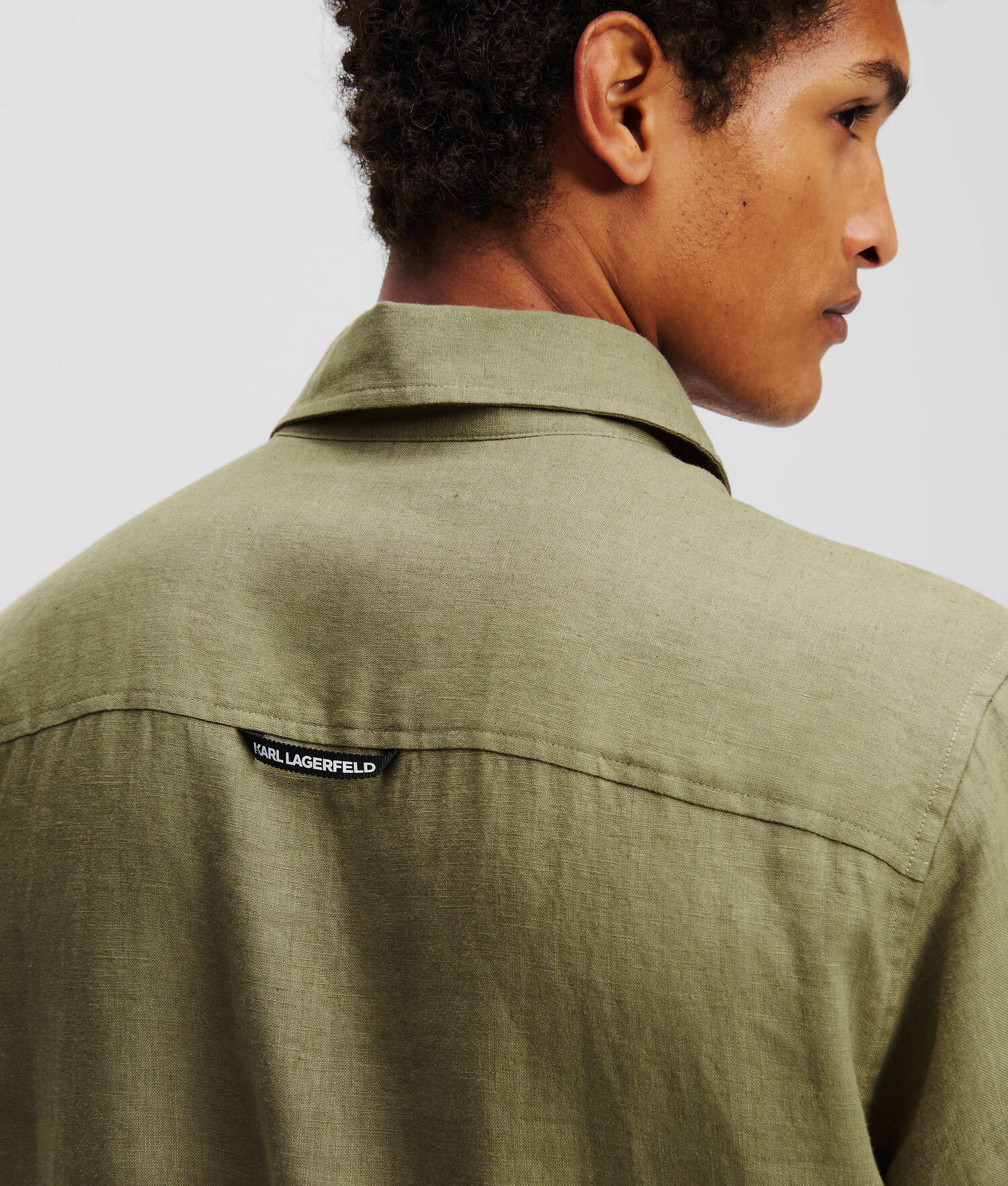 CHEMISE À MANCHES COURTES KL MONOGRAM - Vert foncé